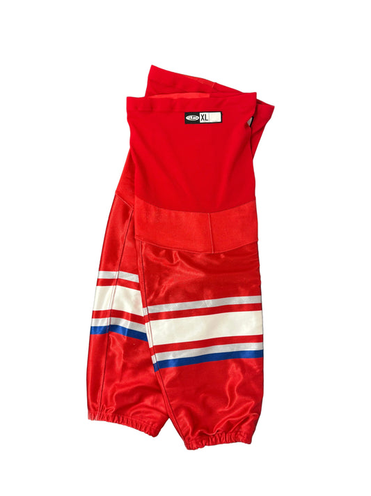 Lot de bas de hockey - Rouge