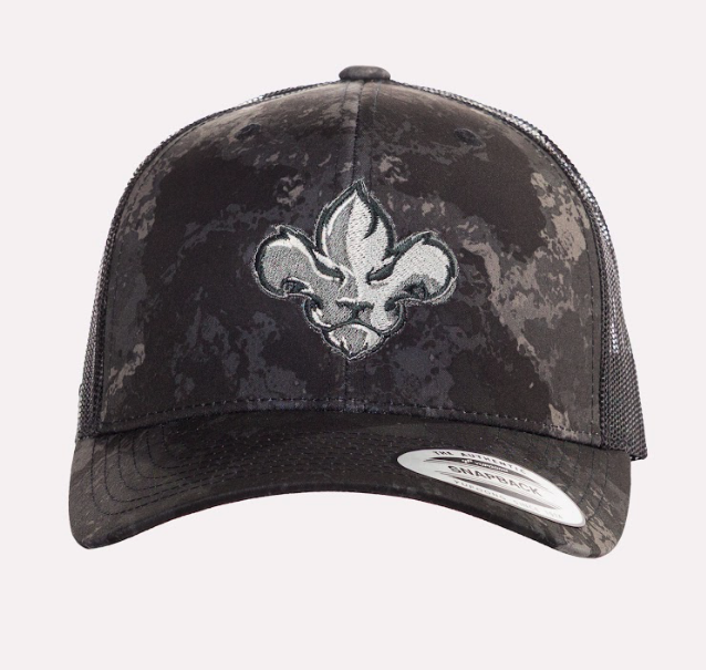 Casquette grise filet noir