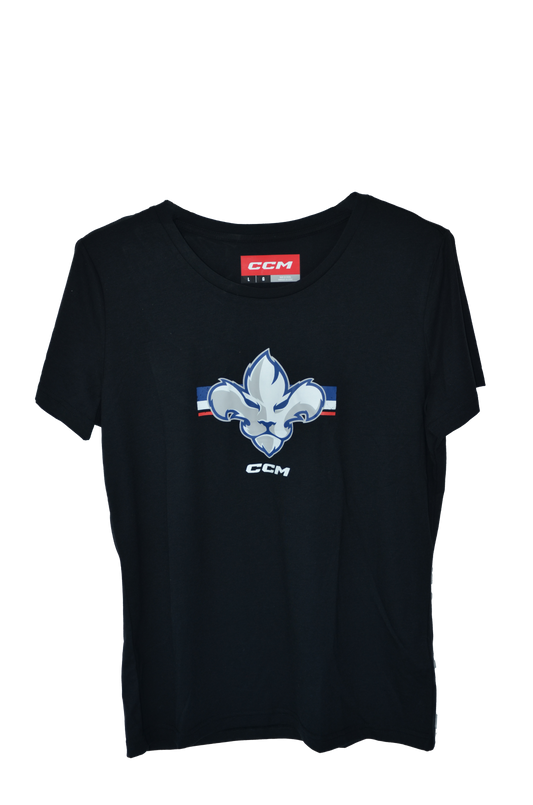 Chandail à manche courte – noir FEMME