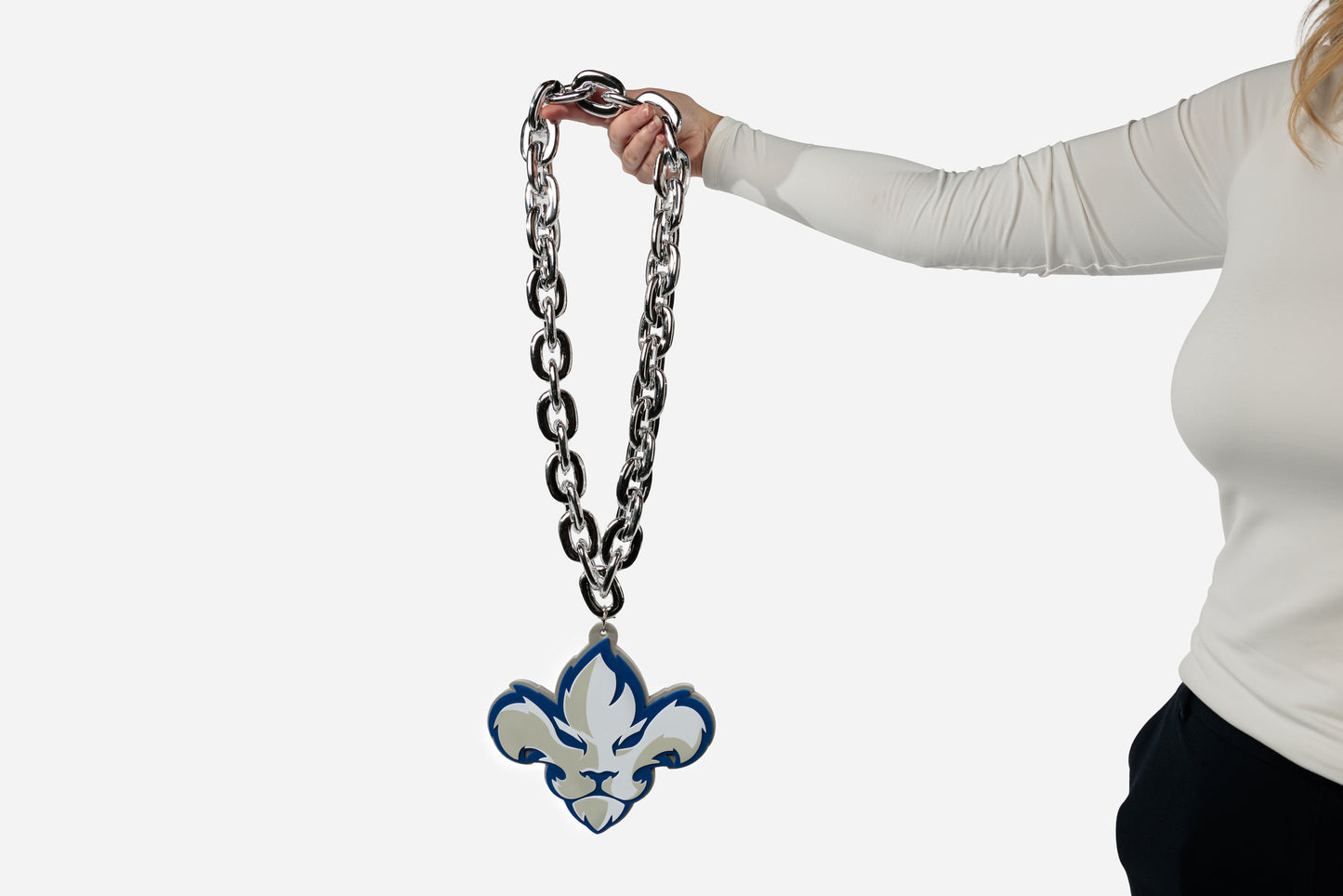 Chaîne logo Lions - Gris