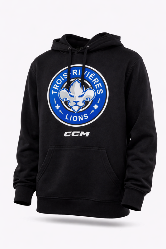 Chandail à capuchon noir